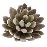 Supla 3個リアルなキュートレッドホームガーデンFauxフェイク人工多肉植物サボテン植物Unpotted for Succulent Wreath Flower Arrangement