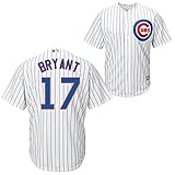 Kris Bryantシカゴ・カブス# 17 MLB。メンズクールベースホームジャージー(5XL)