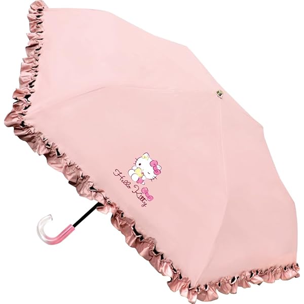 大阪・関西万博 日本館 Algae×HELLO KITTY 晴雨兼用折りたたみ傘 大阪万博 日本館限定 ハローキティ Algae 藻類 晴雨兼用折り畳傘