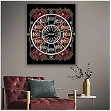 BINGJIACAI 五度圏ポスター音楽キャンバス絵画Hdプリント壁アート画像モダンベッドルーム家の装飾ギフト-40x60cmフレームなし