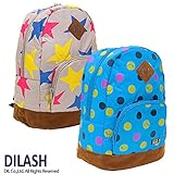(ディラッシュ) DILASH 秋'14 ドット＆星柄リュック F ブルー