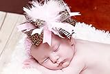 【ベビーヘアバンド】ＤＩＶＡ　ヒョウ×ゼブラ×ピンク×ファーのヘアクリップピン付こども用ヘアバンド★今こどものヘアアクセがたまらなく可愛いっ！！ちいさな頭におおきなリボンで、女の子ママ＆パパおもわず胸