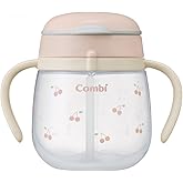 【25年モデル】コンビ ラクマグ 漏れないストロー 240ml さくらんぼ 6ヶ月頃から 日本製マグシリーズ