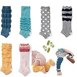 Lucky staryuan 6Pairs Baby Girl Cotton Pedal Kneepads Socks Leg Warmer [並行輸入品]