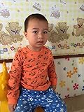 クリアランスKids 長袖トレーナー車プリント 黄色・95cm