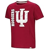 Colosseum Indiana Hoosiers Youth NCAA Colossus of Clout半袖Tシャツ – Cardinal、 X-Large (20) with Your Nam