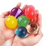 inkach --水ビーズ、ジャンボボールレインボーミックスゼリー水Growing Gel for Kids Sensory Toys One Size マルチカラー HM-1