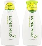 スーパー マイルド シャンプー 本体220ml + コンディショナー 本体220ml 各種1個セット