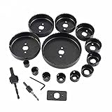 17 pcs/セット　ホールソードリルビット　キット　収納ケース付き　木工ツール