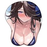 ウマ娘 マウスパッド 3D 立体 おっぱい マウスパッド 胸 シリコーンゲル トウカイテイオー ゴールドシップ オグリキャップ 疲労軽減 マウスパッド チェスト 水洗い 耐久性良い 手首 人間工学 滑り止め アニメおしゃれ プライベート (12)