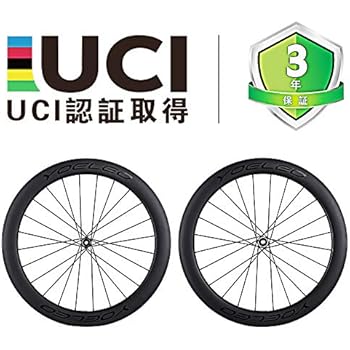 YOELEO チューブラーカーボンホイール T60/60 ディスクブレーキ専用（制動軌道無）(SL) 採用NOVATEC(ノバテック) D411SB-CL/D412SB-CL ストレートプルハブ CAMPAGNOLO(カンパニョーロ)用 Sapim スポーク(CX-RAY)用 前後セット