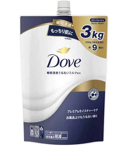 ダブ ボディーソープ 3kg（360g詰め替え用の約8個分）×3個 Amazon | Dove(ダヴ) ボディウォッシュ シアバター 詰替え用 3