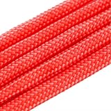 紗や工房 パラコード ハンドメイド用 カラーコード 単色 太さ 4mm 長さ 30m オレンジ ハンドメイド アクセサリーパーツ
