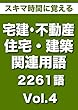 スキマ時間に覚える 「現場・実務・宅建試験対策で使える　宅建・不動産・住宅・建築関連用語 2261語｜Vol.4(500語収録）」（リフロー型）