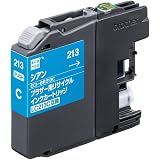エコリカ ブラザー LC213C対応リサイクルインク 通常容量 シアン/染料 DCP-J4220N DCP-J4225N MFC-J4720N MFC-J4725N MFC-J5620CDW MFC-J5720CDW MFC-J5820DN 残量表示対応 封筒パッケージ【Amazon.co.jp限定】