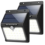 Spardar 33LED センサーライト ソーラーライト 防犯ライト IP65防水 高輝度ライト人感 3つの知能モード 防水 屋外自動点灯 シングルモード 外灯 太陽光発電 玄関 庭 駐車場 2個