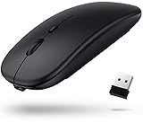 マウス Bluetooth 無線 【マルチ接続・BLuetooth5.2＆2.4GHz】 薄型 軽量 ワイヤレスマウス 静音 DPI3段階切替 軽量マウス マウス ワイヤレス 充電式 左右対称 テレワーク 持ち運び ノートパソコン パソコン iPad pc Windows Mac対応 wireless mouse