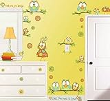 Who's Hoo Stickers Wall Decals Children Bedroom Decor Peek-a-Boo Owls by Borders Unlimited