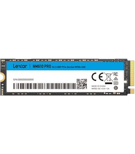 Amazon | Lexar NM620 M.2 2280 NVMe SSD 256GB 最大3,300MB/秒の