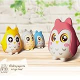 フクロウMoney保存ボックス、キッズ銀行コインお金保存ポットキュートPrensent装飾 ピンク