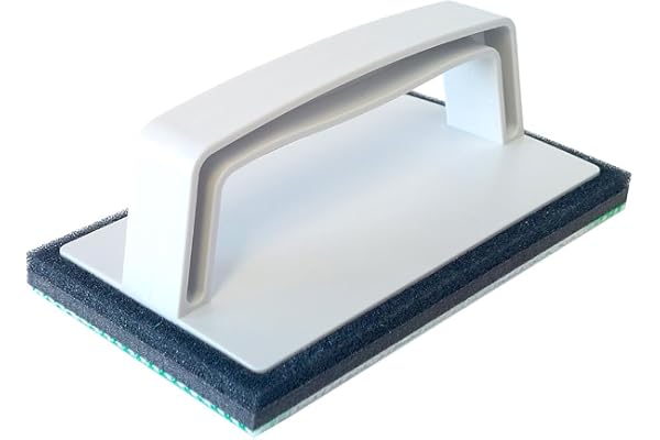 アズマ工業(Azuma Industrial) 外壁・玄関ブラシスポンジH 本体 ライトグレー 玄関掃除 ベランダ掃除 外壁掃除 ハンドブラシ アズマブラシ AZ655