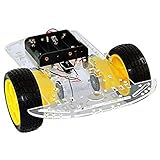 2輪駆動 三輪 スマートカー 車体キット 汎用 ロボットカー シャーシキット 自力志向 stcar-2wd