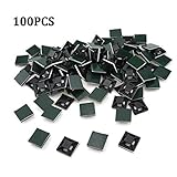 URBEST 9 mmブラックプラスチックワイヤーBuddleホルダーケーブルタイラップマウントサドル200pcs caca1325