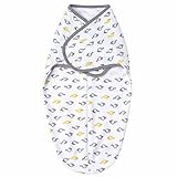 Just Born 100% Cotton Simple Swaddle, Yellow/White by Just Born [並行輸入品]