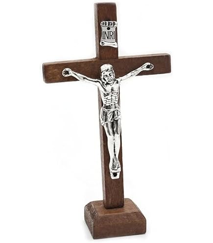 Amazon.co.jp: KESOTO 十字架像 壁掛け イエス キリスト 十字架 磔