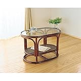 nobrand 籐テーブル リビングテーブル・こたつ (APXT350B)