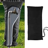 TeFuAnAn 4個セット 蛇口カバー　 保護カバー 水栓　 ホース保護　 冬用　 户外 凍結防止　 防水 オックスフォー生地　 ブラック