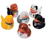 One Dozen (12) Dog Rubber Duckys by Fun Express [並行輸入品]