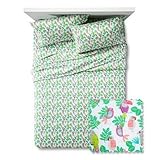 Pillowfort Parakeet Paradise Twin Sheet Set [並行輸入品]