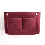 invite.L インナーバッグ Felt bag in bag - Burgundy ワインレッド IN11144