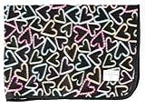 シシュノン ブランケット フリース 98X70cm ハート (ブラック)