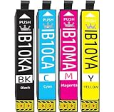 【unique-ink】エプソン用 IB10 互換インクカートリッジ Epson IB10CL4A インク カードケース 互換インク IB10(1CA/1MA/1YA)+IB10KA（顔料KA）×1合計4本 IB10KA IB10CA IB10MA IB10YA EW-M530F