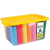 子供の教育玩具Thickenedスノーフレークビルディングブロック