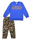 (アナップキッズ) ANAP KIDS トレーナー迷彩レギパンセットアップ 90cm ブルー