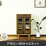 キャビネット アポロン 60キャビネット 脚付 幅60cm