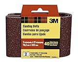 3M 9285NA-2 Heavy Duty Power Sanding Belts, 3-Inch by 21-Inch, Eby. Coarse, 40 grit, 2-pack [並行輸入品]