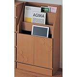 【Disney】ディズニー　カウンター下マガジンラック　ミッキーマウス　ナチュラル