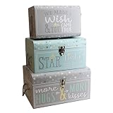 Tri-Coastal Design Sweet Baby of Mine Set 3 Flat Trunks Boy by WIDDOP