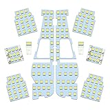 ZXREEK トヨタ アルファード30系 ルームランプ ヴェルファイア ルームランプ 30系 LED ルームランプ 車種専用設計 LED バルブ ライト Alphard 30系 Velfire 30系 AYH30W/AGH30W/AGH35W GGH30W/GGH35W 室内灯 6000K ホワイト 取付簡単168 凳 全10点