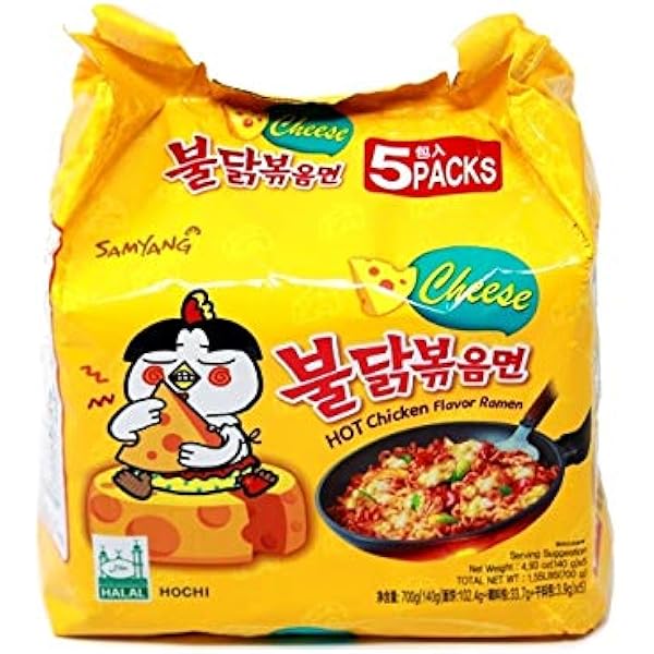 Amazon Cheese ブルダック炒め麺 5袋 チーズブルダック炒め麺 並行輸入品 ブルダック炒め麺 ラーメン 通販