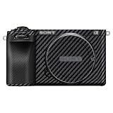 JJC カメラ 保護レザーフィルム カメラ本体 保護フィルム ソニー Sony A6700 カメラ 用 3M材料 カーボンブラック