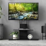 モダンデコ テレビスタンド ハイタイプ ウッド 壁寄せ 最大65型対応 省スペース (ブラック)