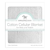 Amazing Baby Cellular Blanket Premium Cotton Pastel Sterling [並行輸入品]