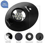 ソーラーセンサーライト (次世代) Kitclan(TM) LED自動動体探知 明暗 人感LEDセンサー玄関ライト 4モード点灯 高輝度 防水 壁掛け 屋外照明 防犯効果 省エネ