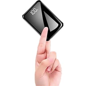 モバイルバッテリー 小型 軽量 13800mAh 携帯バッテリー 大容量 コンパクト LCD残量表示 鏡面仕上げデザイン…