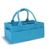 MSART Baby Diaper Caddy Organizer - Car Baby Diaper & Wipes Organizer - for Nursery Storage Caddy Bi